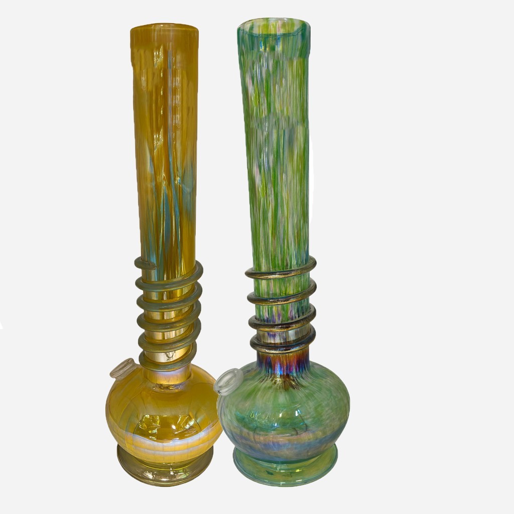 SOFT GLASS 16&Prime; HEAVY DESIGNED – ASSORTED STYLE / COLOR | 2CT MIXED SET