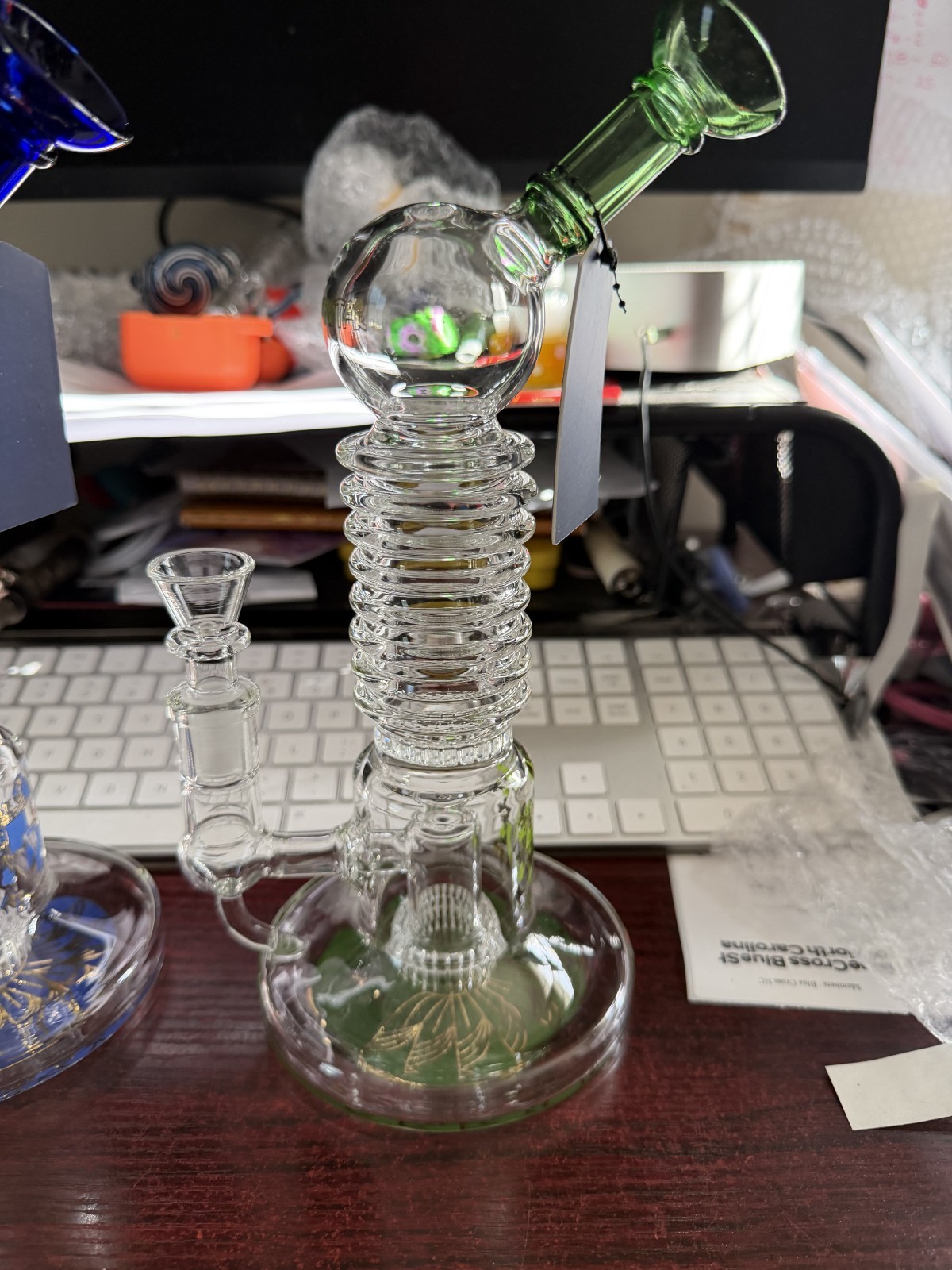 Phoenix Star 11 Inch Matrix Perc & Honeycomb Bong Water Pipe Dual Perc