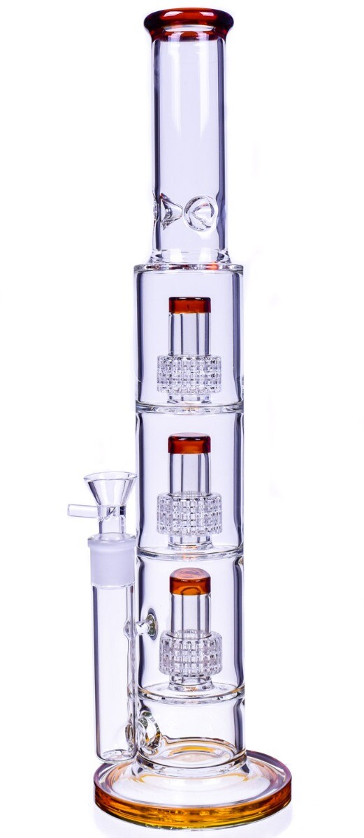 TALL 18&Prime; TRIPLE Matrix Perc BONG Glass Water Pipe HOOKAH Bubbler COOL *USA*