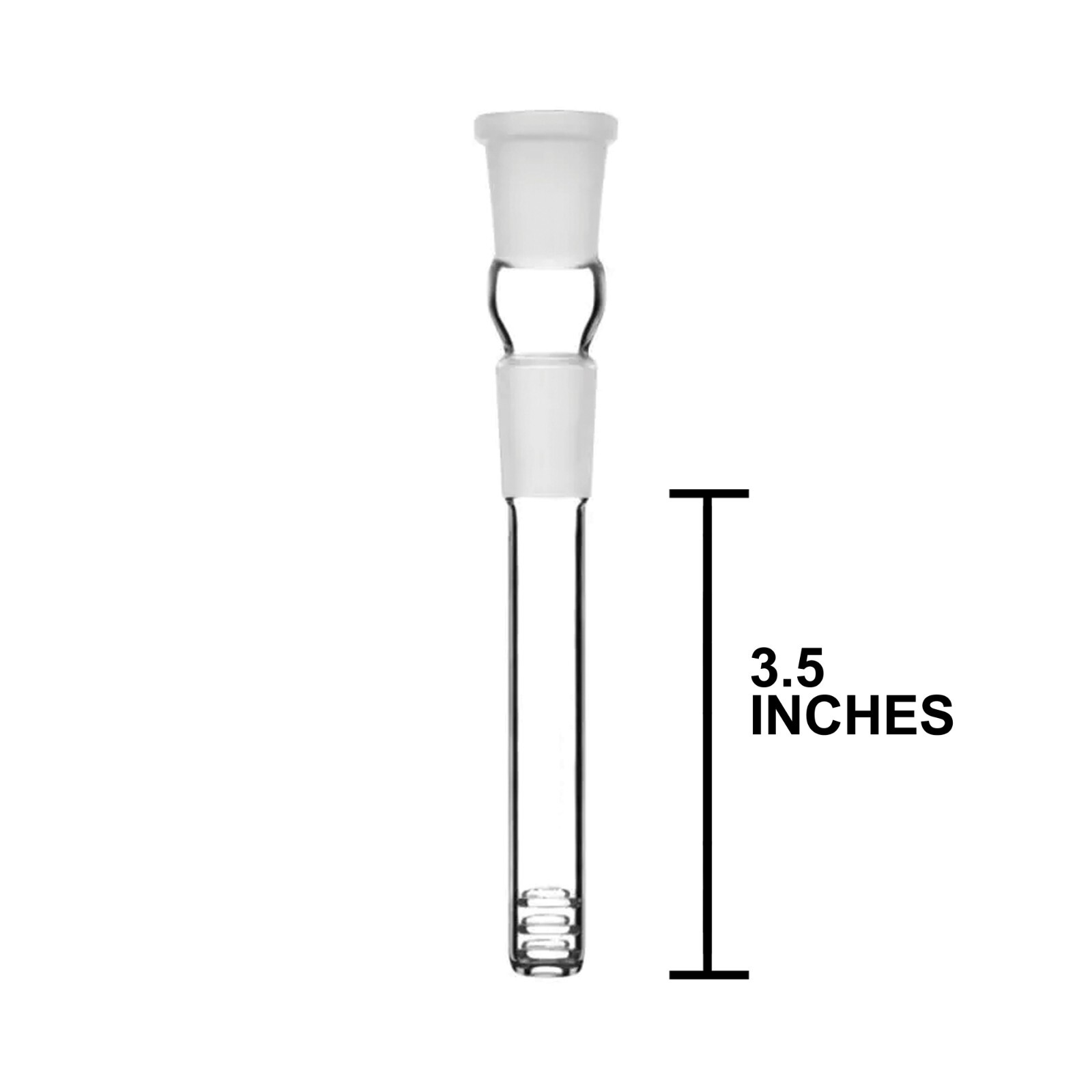 Glass Downstem 3.5&Prime; 18mm x 14mm Hookah Water Pipe Down Stem Hookah