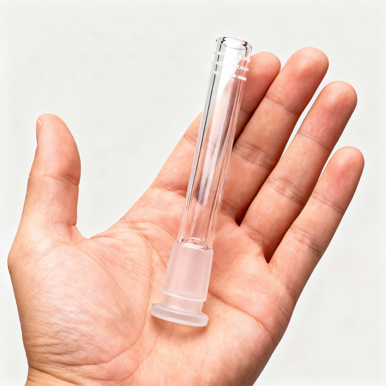 3-Pack 4.3 » 14mm Glass Downstem and 14mm Male Bowl Piece for Glass Bong-US SHIP