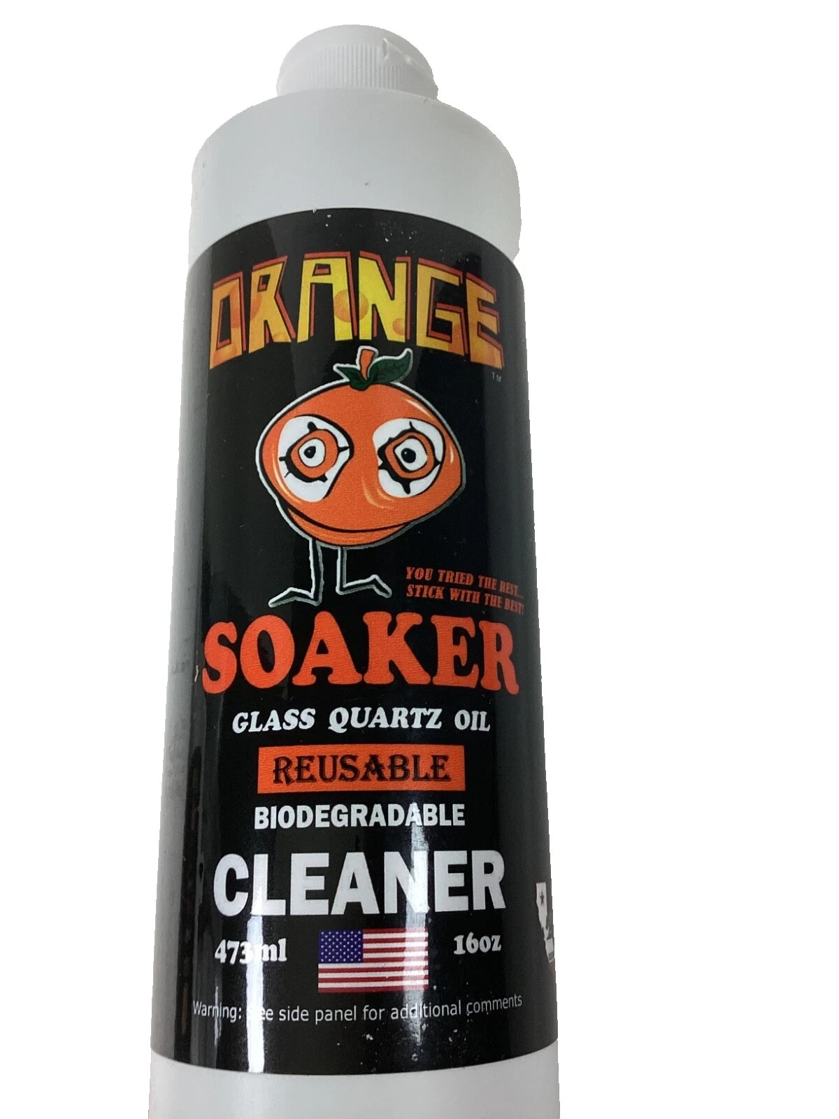 Orange Chronic Glass Bong Soaker Cleaner 16oz Pack of 2 Bottles