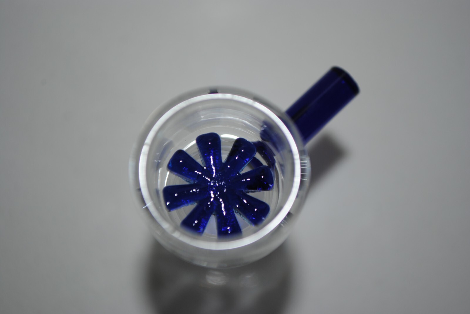 10MM GLASS BOWL blue MALE INSERT ASHCATCHER BONG PIECE 1 PIECE ONLY 14MM BOWL