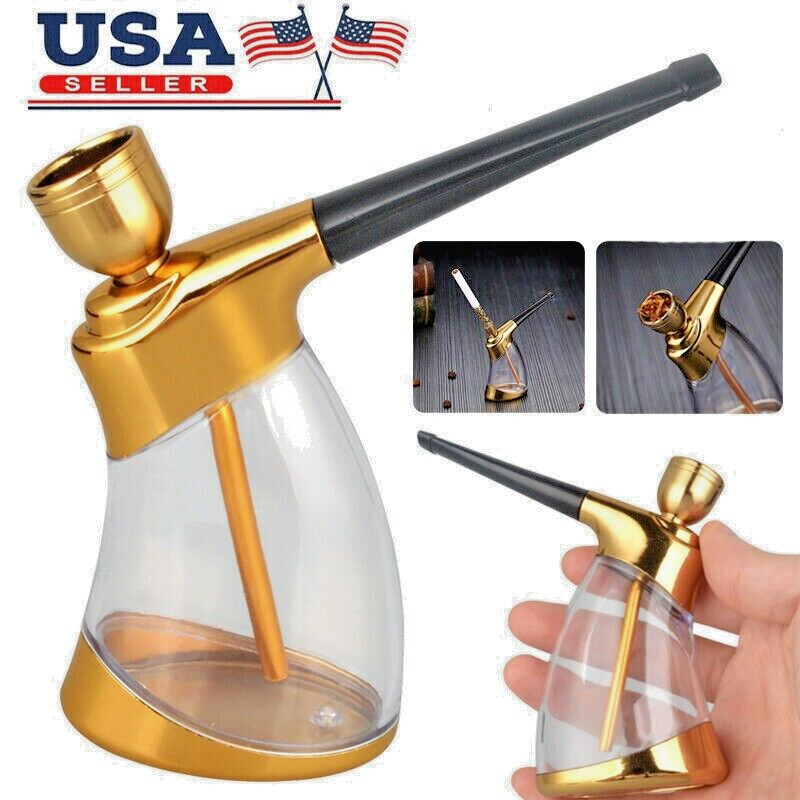 Portable Water Bong Smoke Pipe Smoking Pipes Mini Small Tobacco Hookah Shisha US