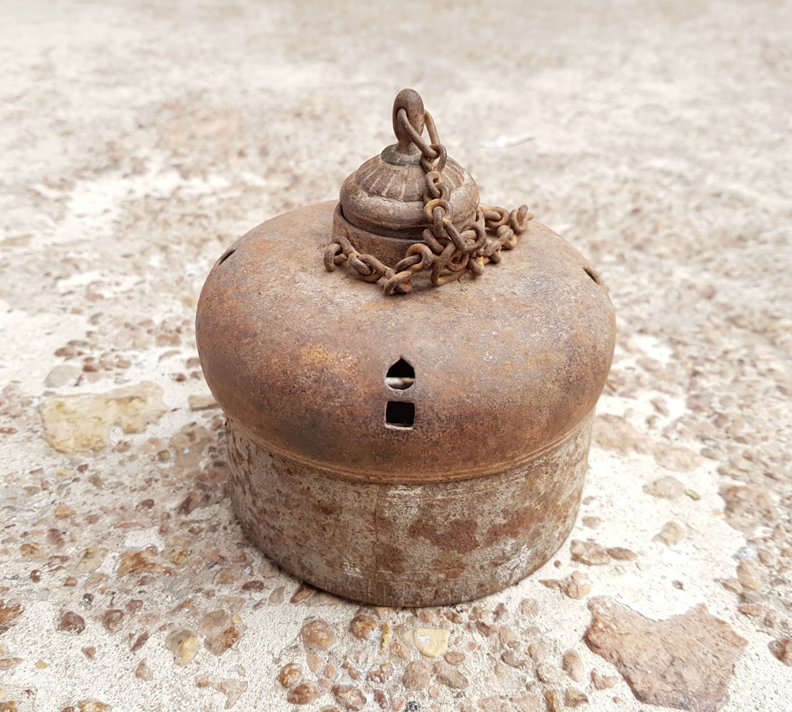Vintage Rare Handmade Iron Hookah Pots Chilam Bowl I485