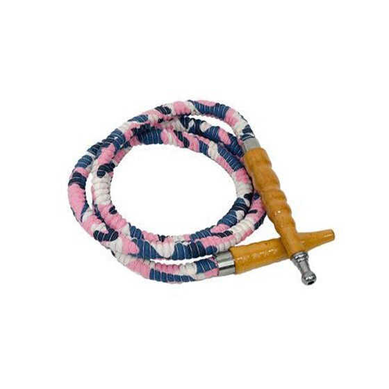 60 Inches Long camouflage color wood handle Washable Hookah Hose