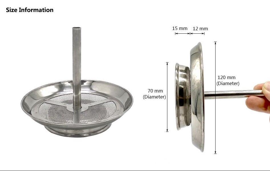Shisha Charcoal Holder Hookah Sheesha Chicha Narghile Tobacco Bowl Accessories