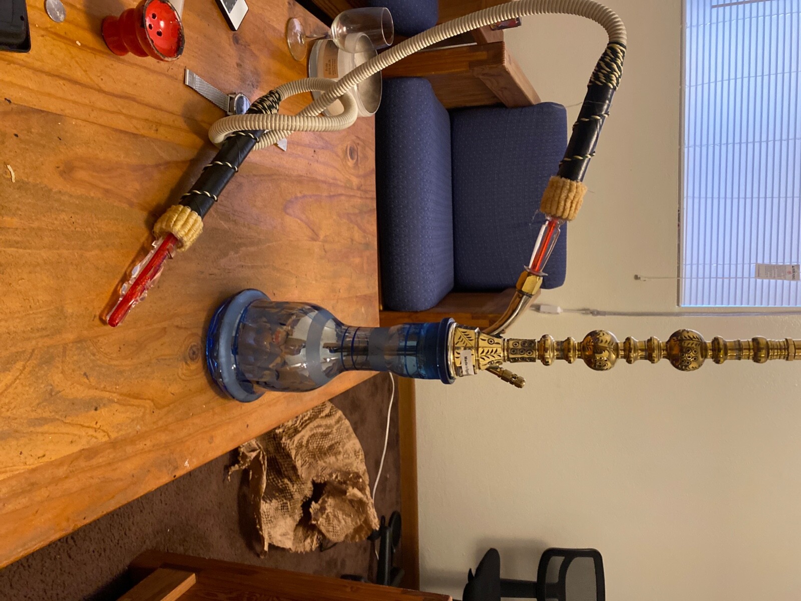 Khalil Mamoon Km 32&Prime; Hookah Apple Base. Text me with questions 440-867-8573.