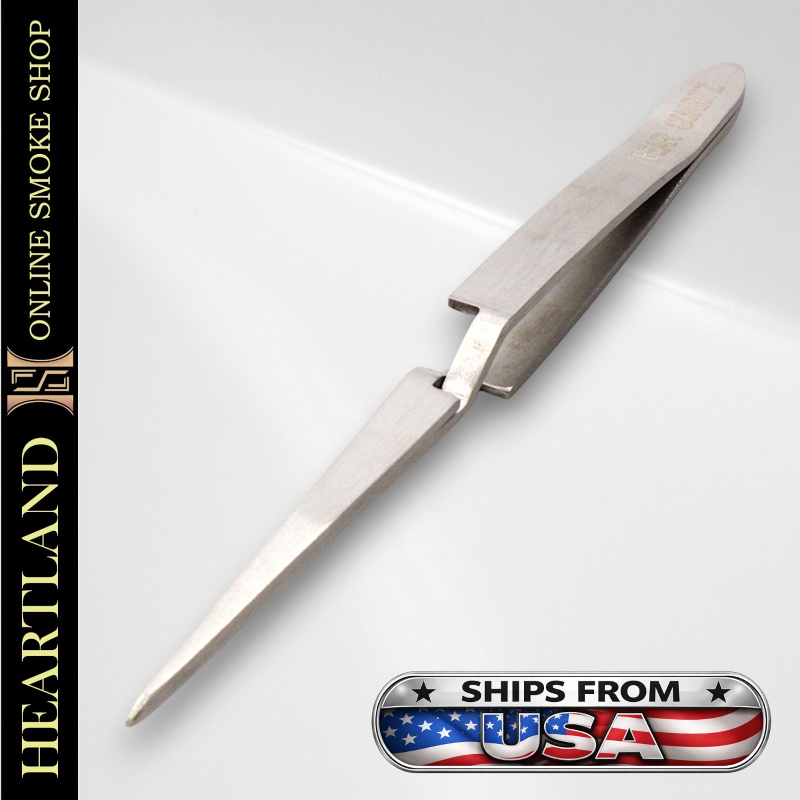 5.75&Prime; Metal Bead Pearl Tweezers Wax Tool Hookahs Dabbing Bong Pipe Accessories