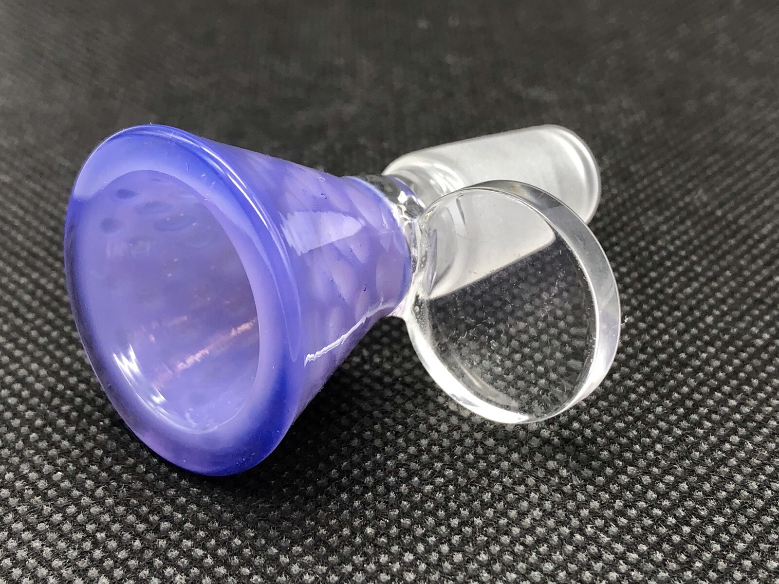 Collectible 14mm Premium Glossy Purple Glass Bowl Male Joint Water Pipe Bowl USA