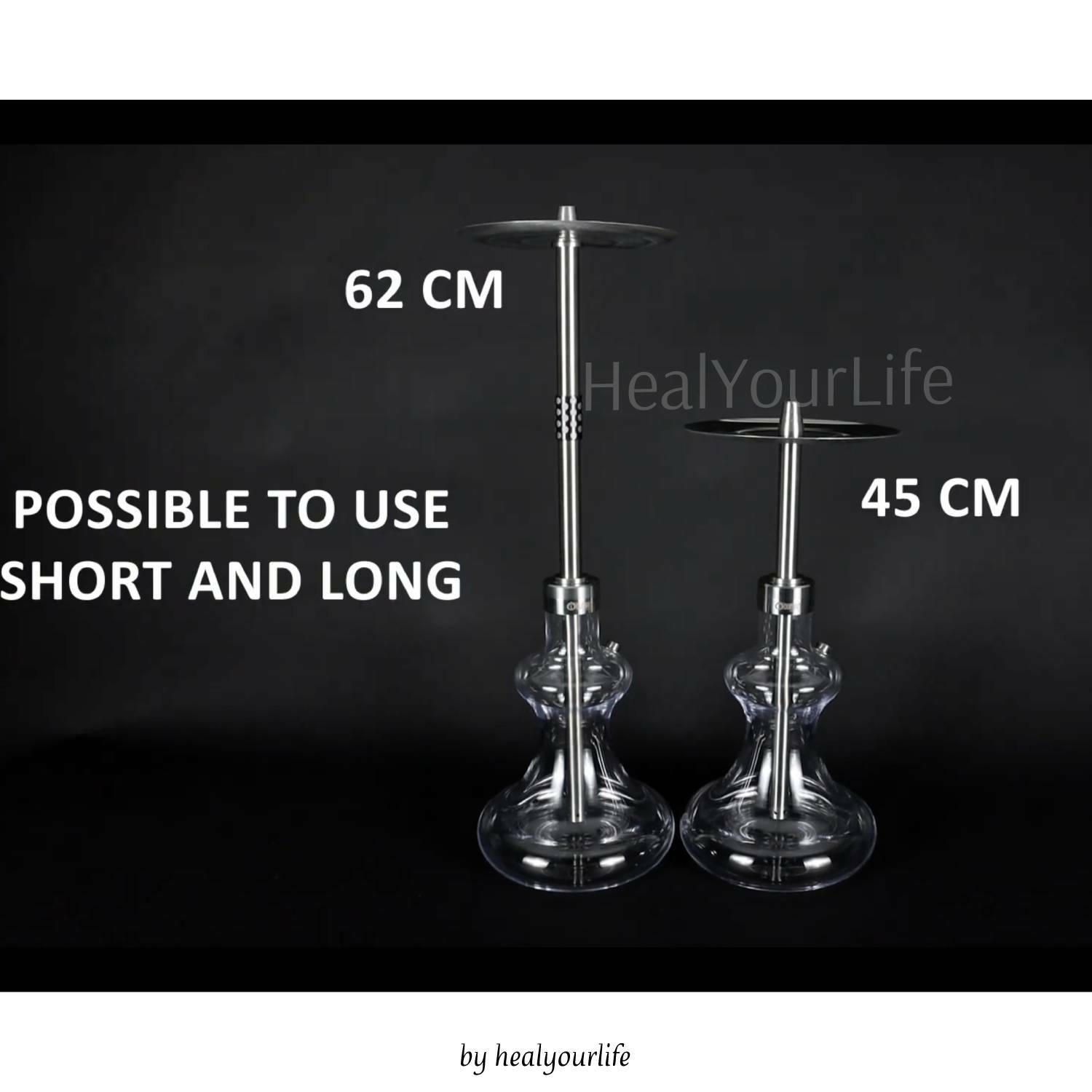 ODUMAN Hybrid V2 – Black Stainless Steel Shisha Hookah | PREMIUM QUALITY HOOKAH