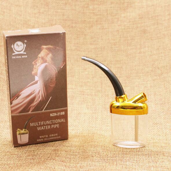 Mini Tobacco Pipe Shisha Tube Holder Smoking Cigarette Tube Hookah Water Filter