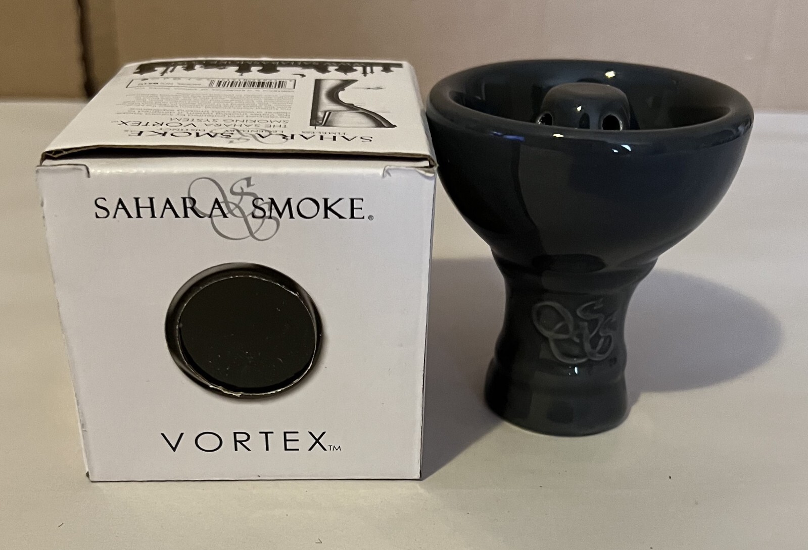 NEW Grey Authentic Sahara Smoke Vortex Hookah Smoking Shisha Bowl