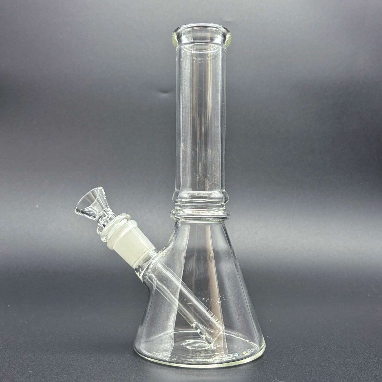 8 » THICK Classic Glass Water Bong Beaker Pyrex Hookah Pipe Perc Bubbler W/Bowl