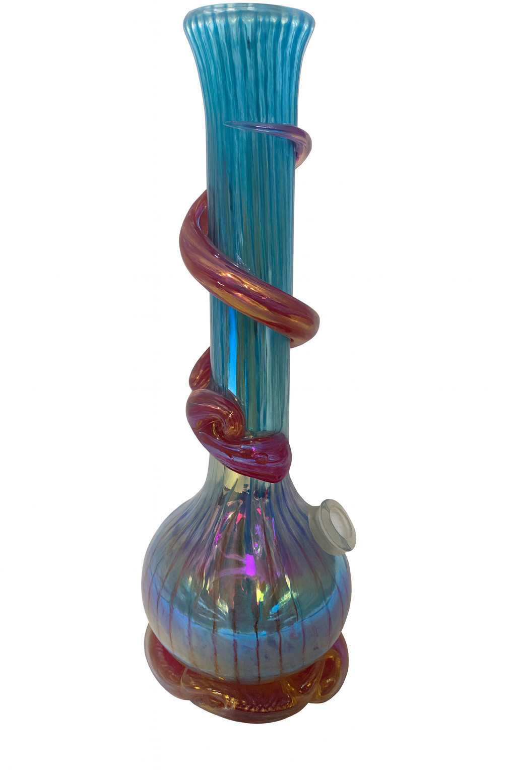 GLASS WATER BOWL DESIGN – 12&Prime; | ASSORTED COLORS | 2CT MIXED SET