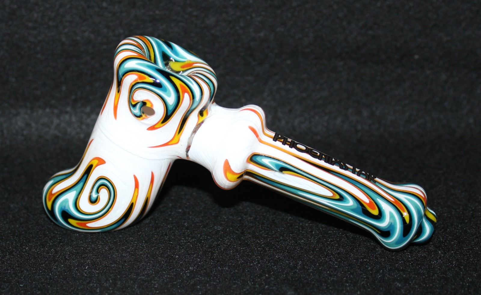 5&Prime; COSMIC PEARL Glass Hammer Pipe Tobacco Smoking Glass Pipe TABLE Pipe