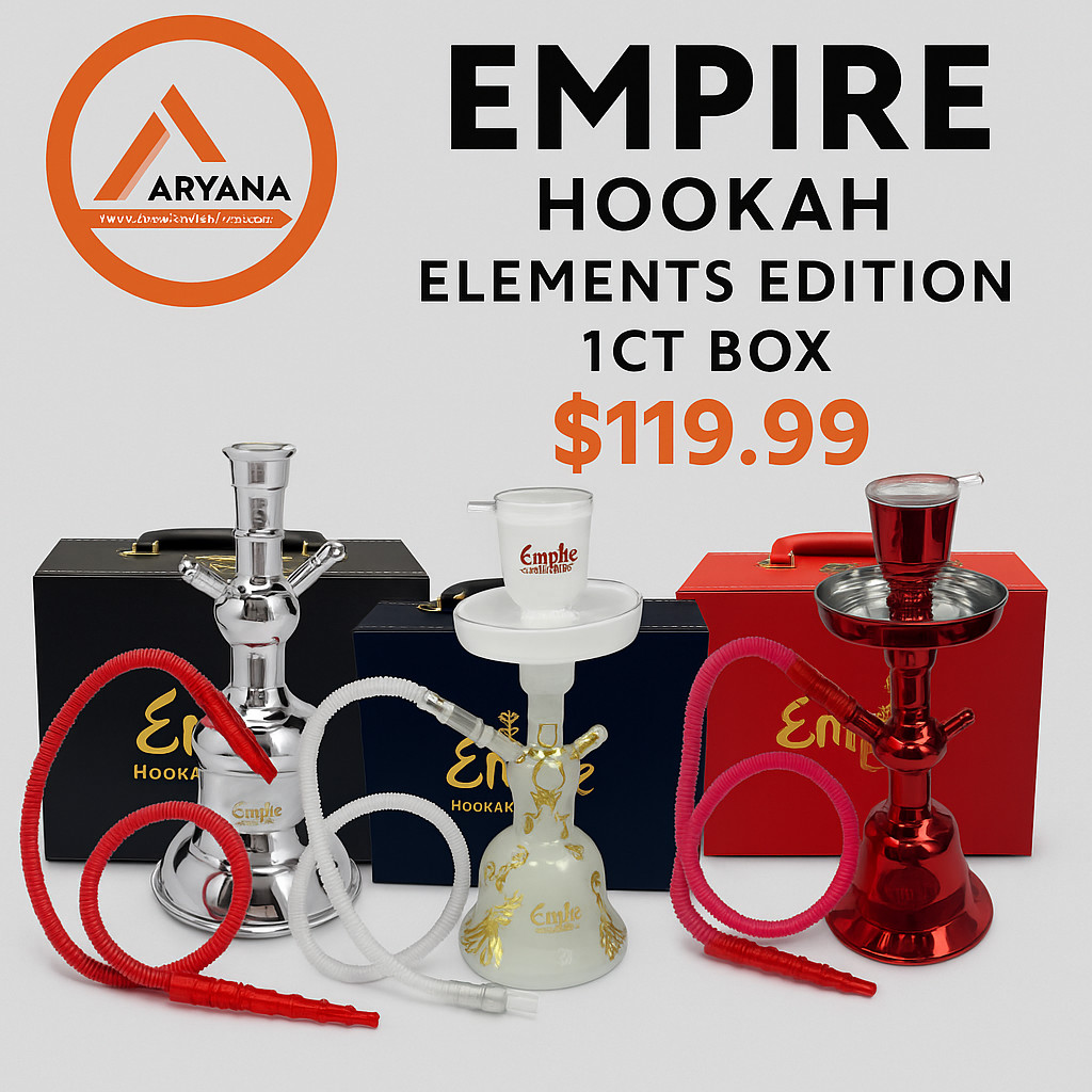 Empire Hookah Elements Edition | 1CT Box | Multiple Colors