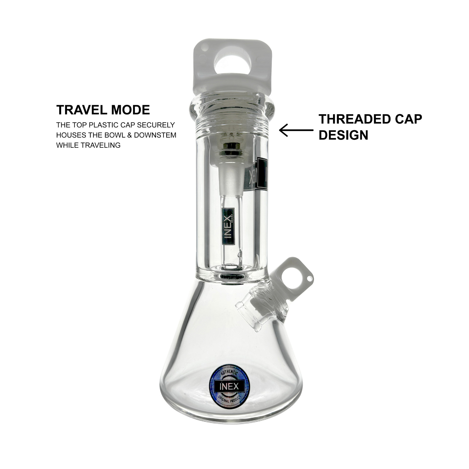 INEX BRAND HUSH SERIES: 12&Prime; 9MM TRAVELER BEAKER -COMPLETE SET