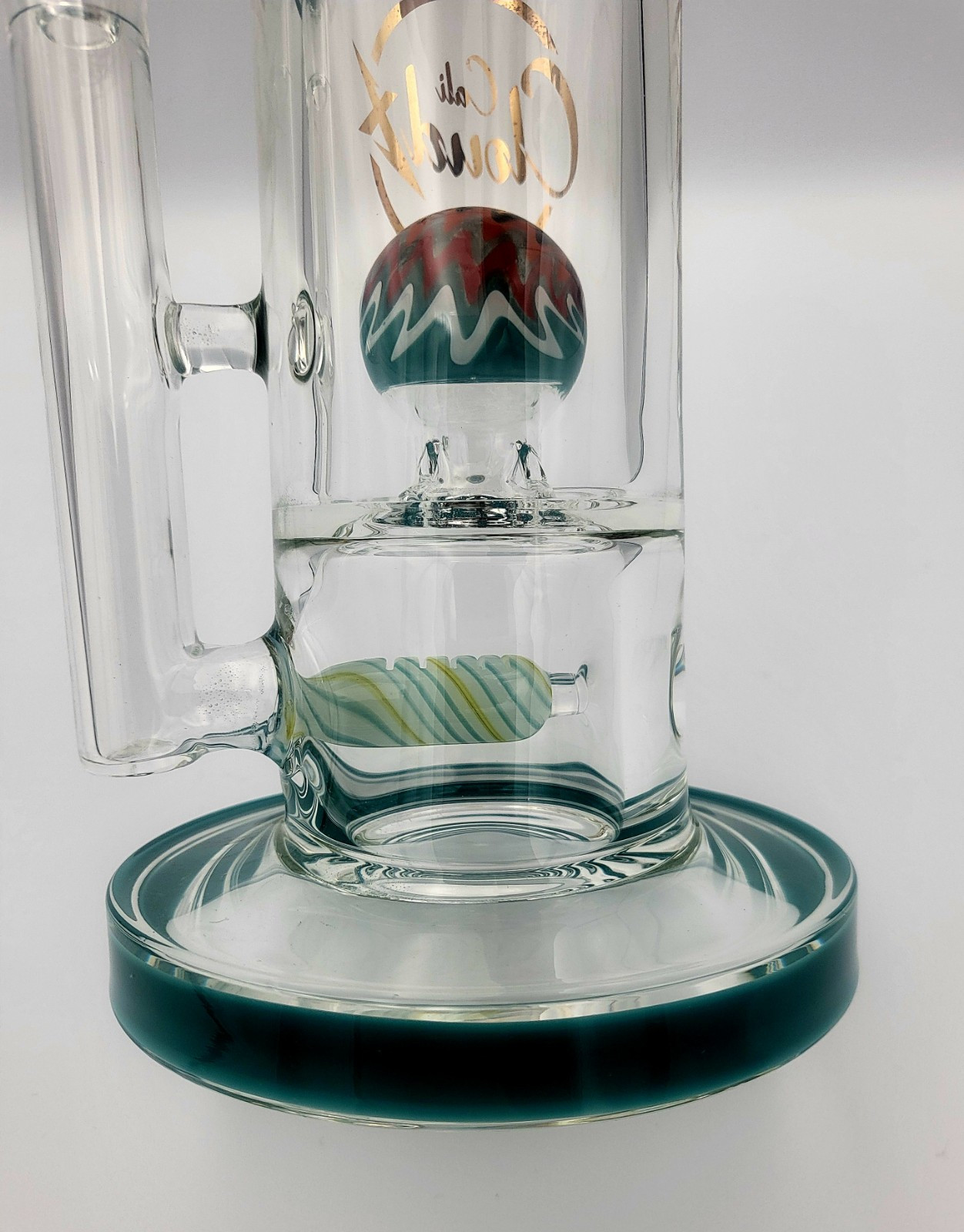 14&Prime; Cali Cloud X Wig Wag Heady High Quality inline Bong with Showerhead