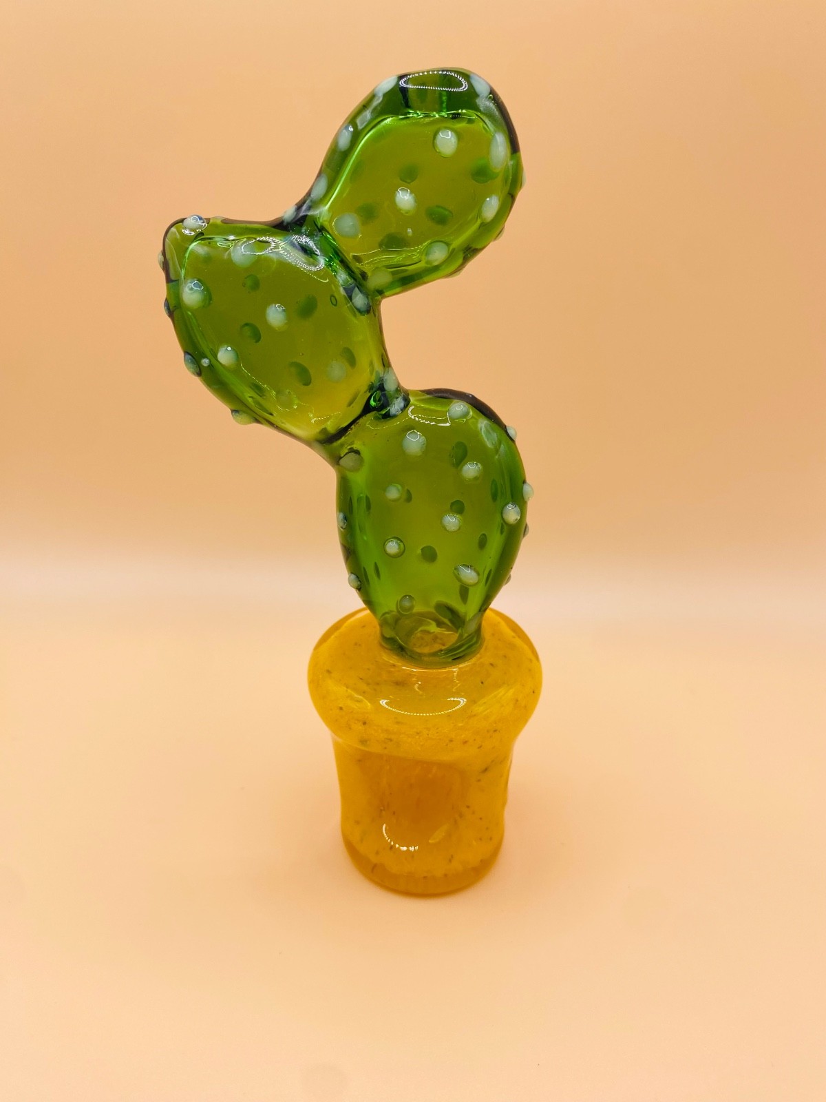 Collectible custom, tobacco, hookah cactusglass pipe extremely colorful