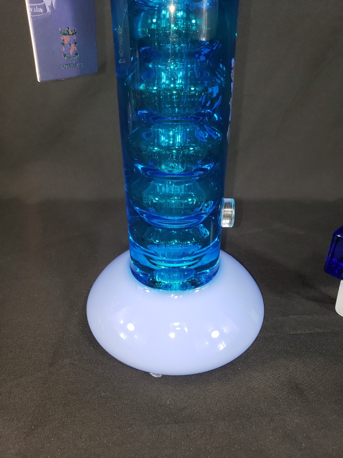 11&Prime; PHOENIX STAR GLYCERIN FREEZABLE COIL STRAIGHT BONG 2 Bowls