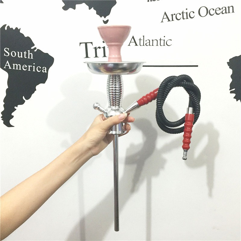 Shisha Narghile Champagne/Wine Bottle Top Hookah Stem Aluminum Smoking Pipe Suit