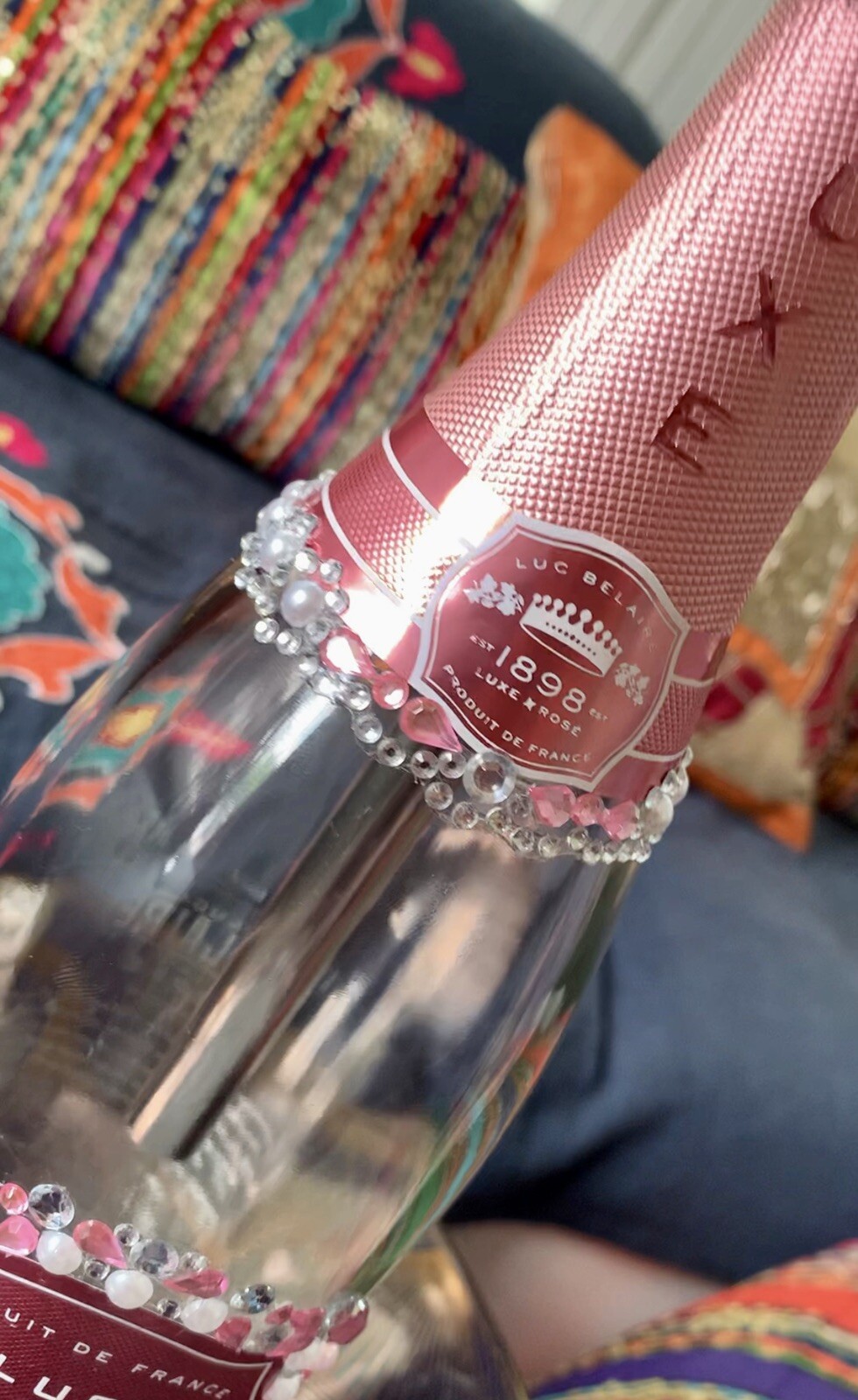 Luc Belaire Luxe Rosé Hookah Shisha Lamp Patio Deck Champagne Party Home Decor