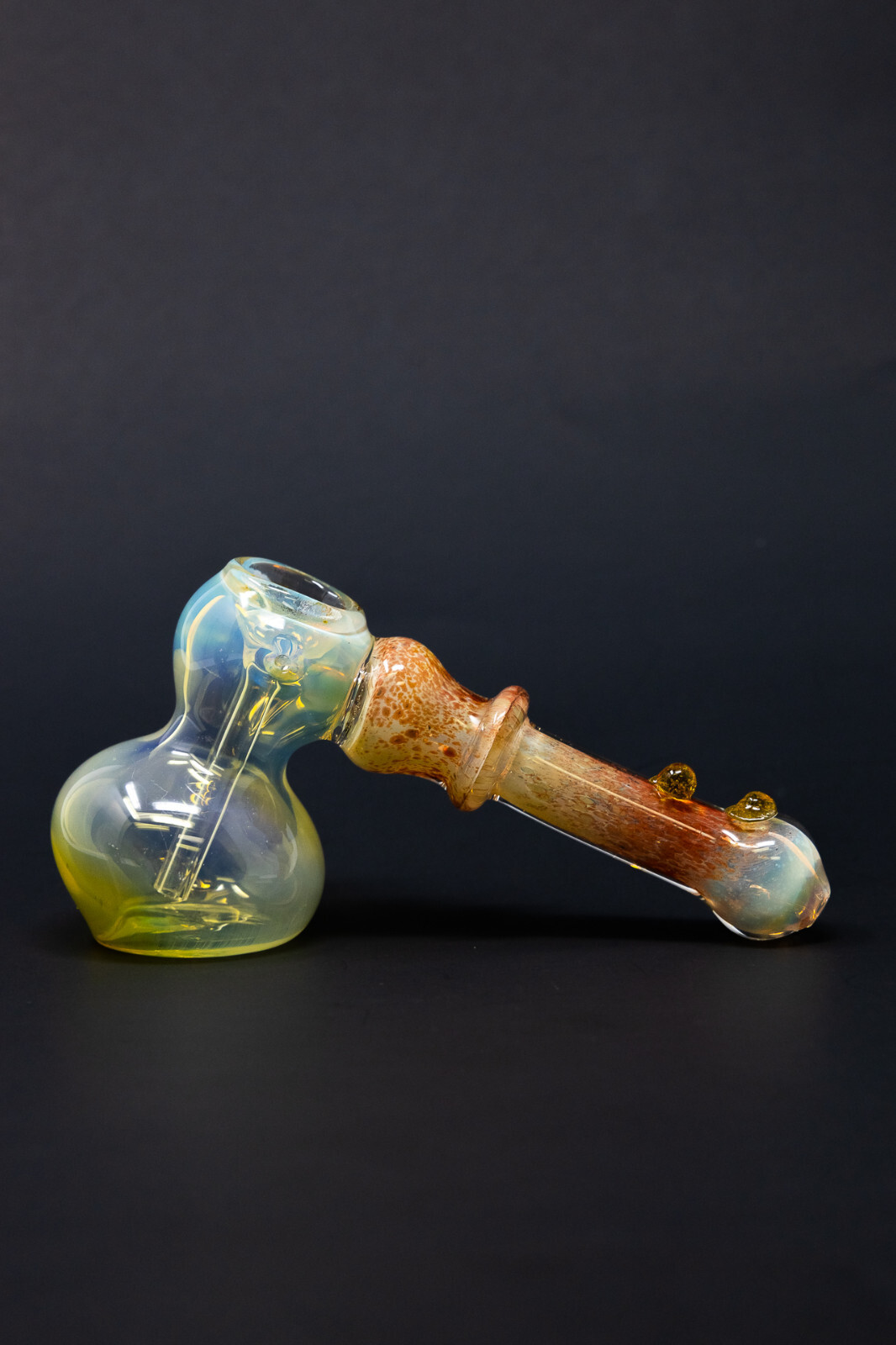 Hookah Water Pipe 6&Prime; Color Changing Tobacco Hammer Bubbler Bong w/ Percolator
