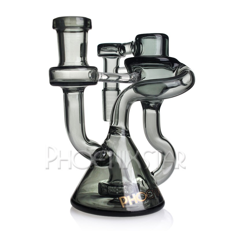 Ash Catcher 14mm 90 Degree Phoenix Star Recycler Ash Klein Loop PICK COLOR