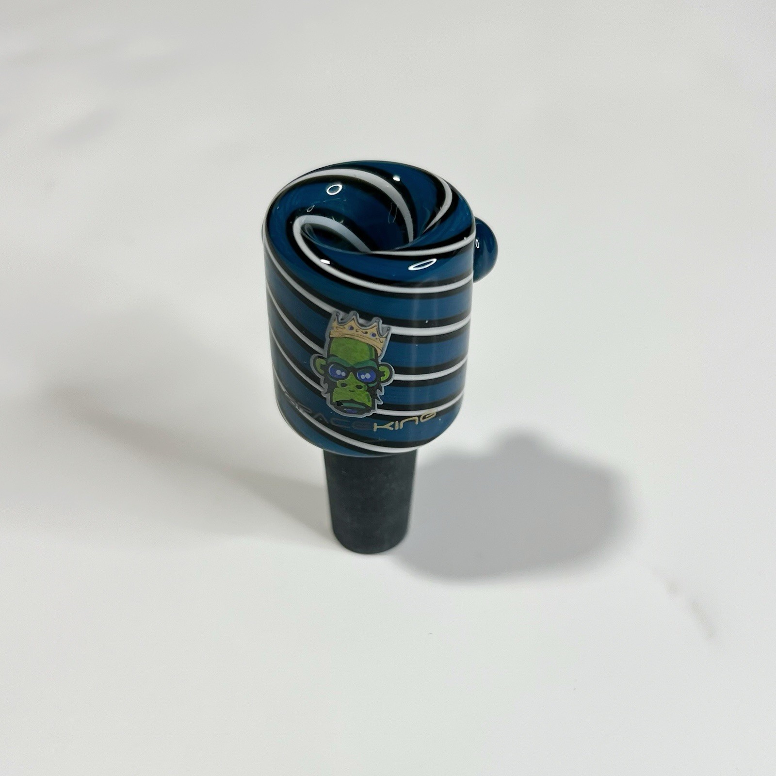 14mm Space King Glass Bowl Slide Water Pipe Hookah – Blue
