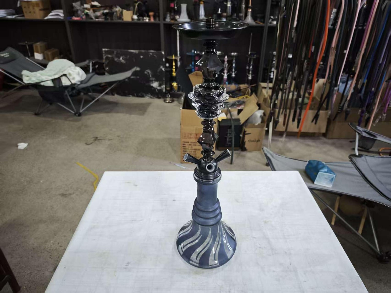 Hookah Set 4 Hose 21 » Hookah Set With Everything – Glass Vase, Hose, Ceramic…