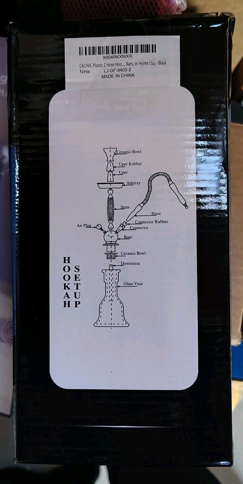 2 hose hookah set