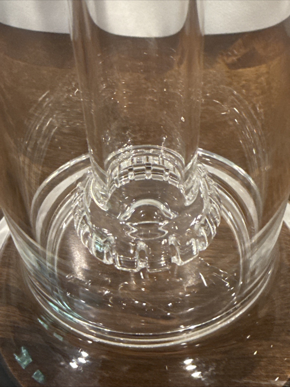 Toro Glass Circ Bubbler Silver OG Label With Slide Mobius Sovereignty Heady Glas