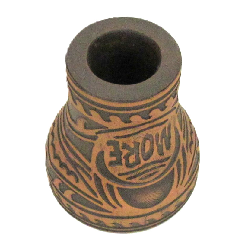 MORE Ceramic Hookah Bowl Shisha Head Crown MANTA RAY Turkish-style 7-Hole 3 in.