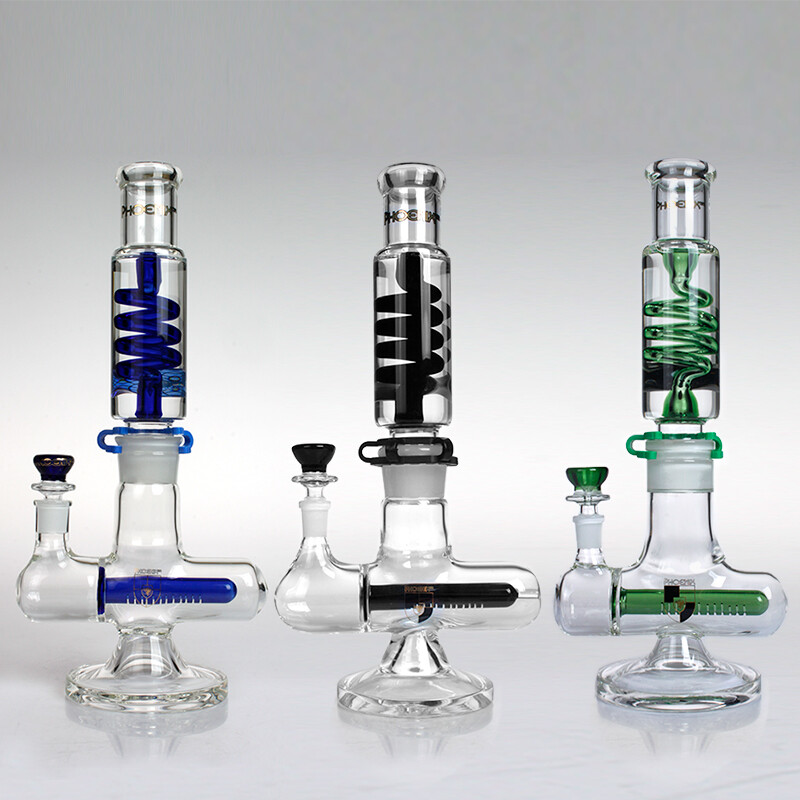 Freezable Bong Inline Perc 14&Prime; Phoenix Star Freeze Pipe Bong Water Pipe