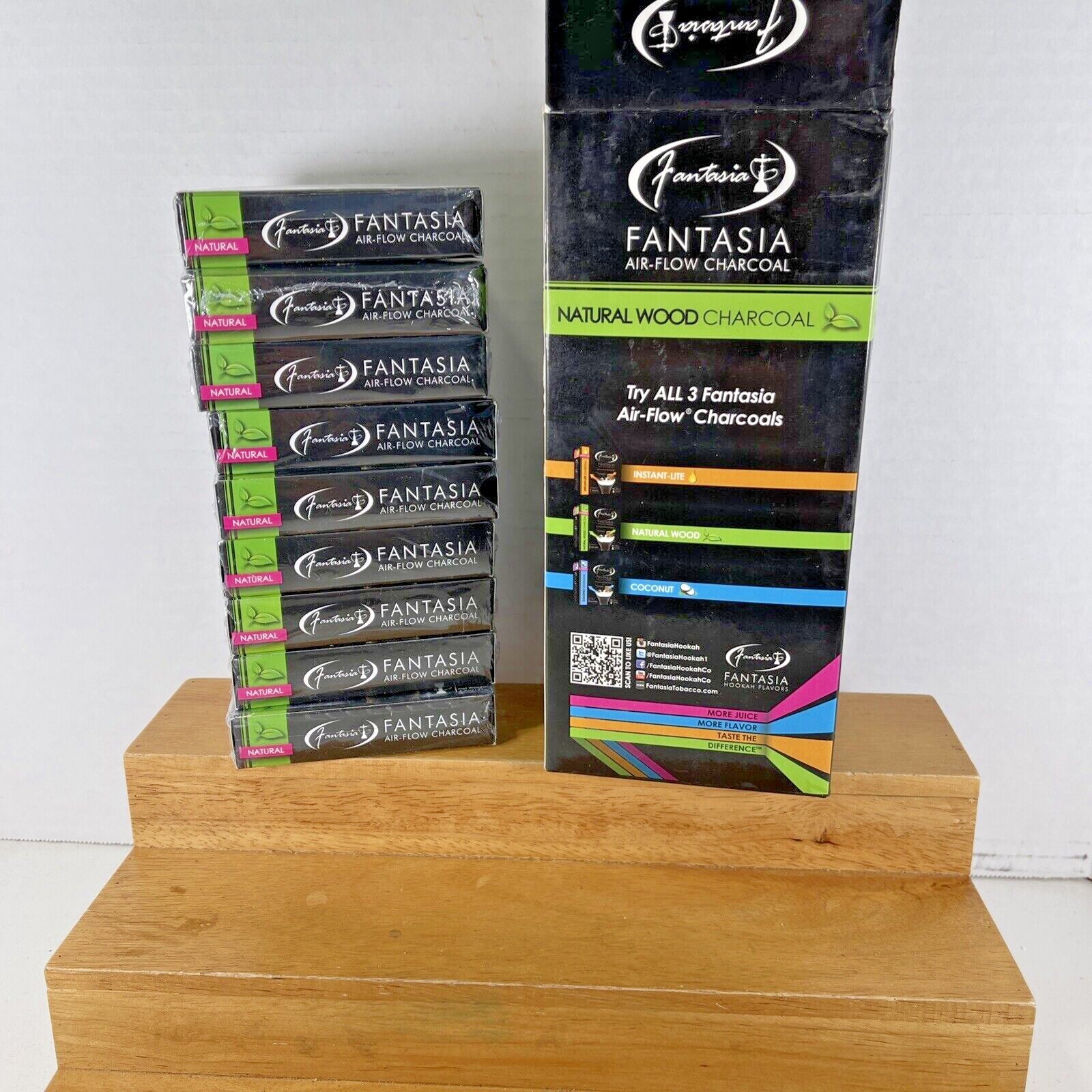 NOS VTG SEALED 9Pks OF 9Pc Fantasia Air Flow Charcoal RARE 81Pcs Total