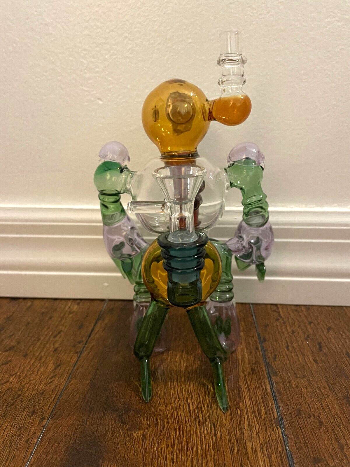 8” Premium Glass Water Pipe Megatron Alien Robot 14mm