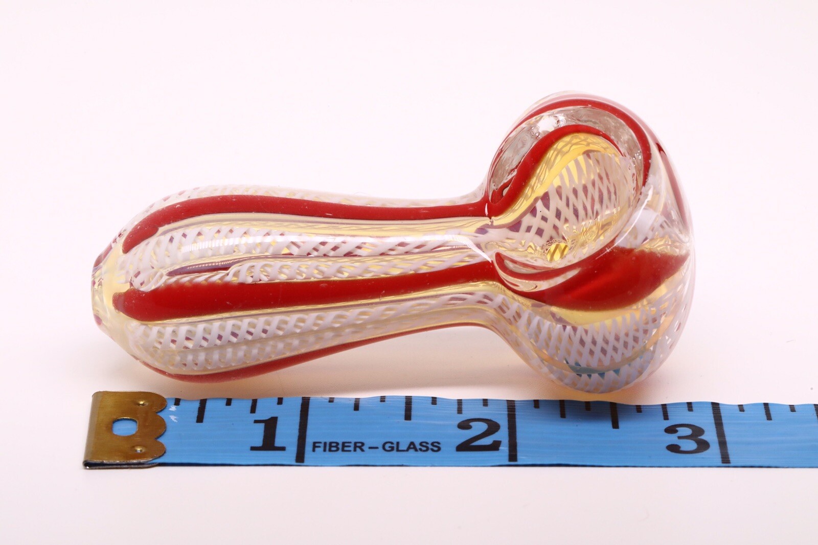 TOBACCO SMOKING HAND BLOWN GLASS HEAVY ONE DUGOUT HITTER 3” POCKET PIPA BOWL USA