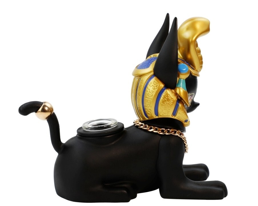 Anubis Dog Silicon Water Pipe