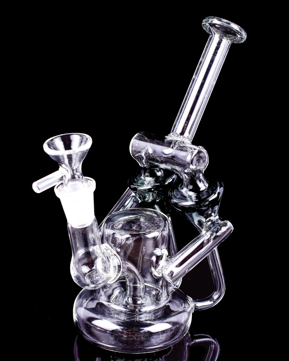 Thick Bong Glass Water Pipe Microscope Recycler Bong Vortex Bong Cool Bong *USA*