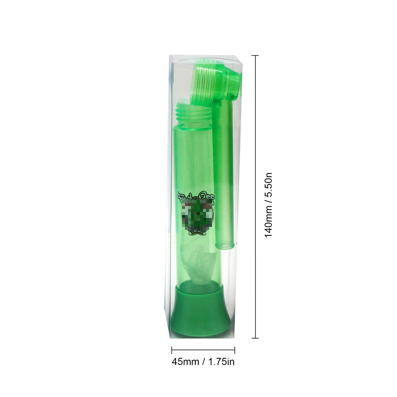 1.75*5.5&Prime; Plastic Hookah Filter Tube Portable Travel Shisha Hookah Accessory