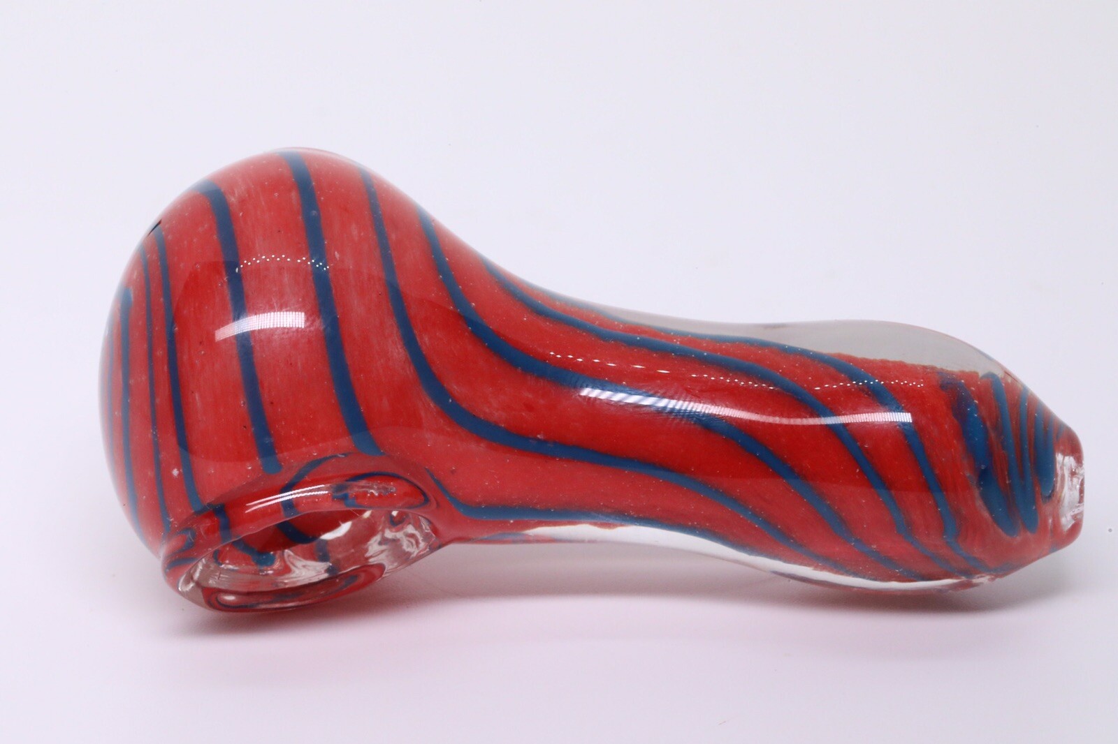 SMOKING BLOWN GLASS HEAVY POCKET PIPA BOWL MINI HITTER 3” HAND PIPE USA TOBACCO