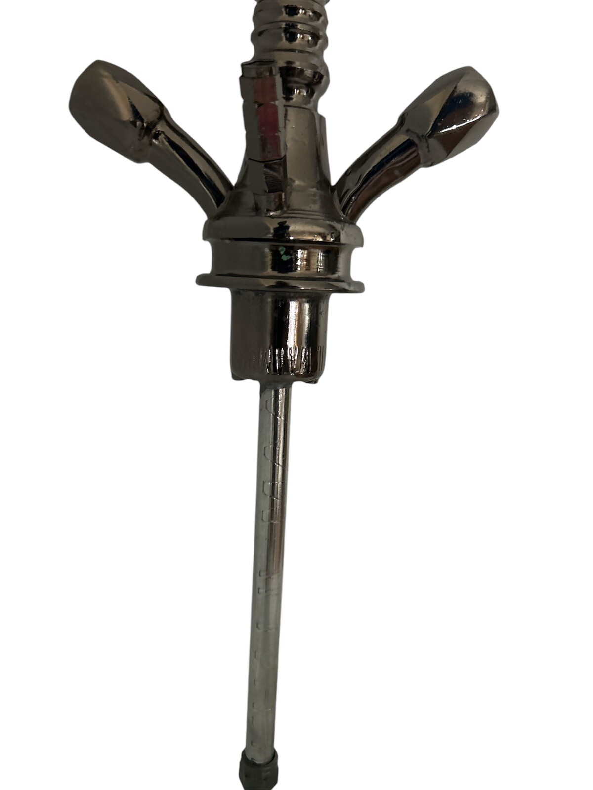 Khalil Mamoon Hookah Stem 2 Hoses Egyptian Metal .29 Inch .
