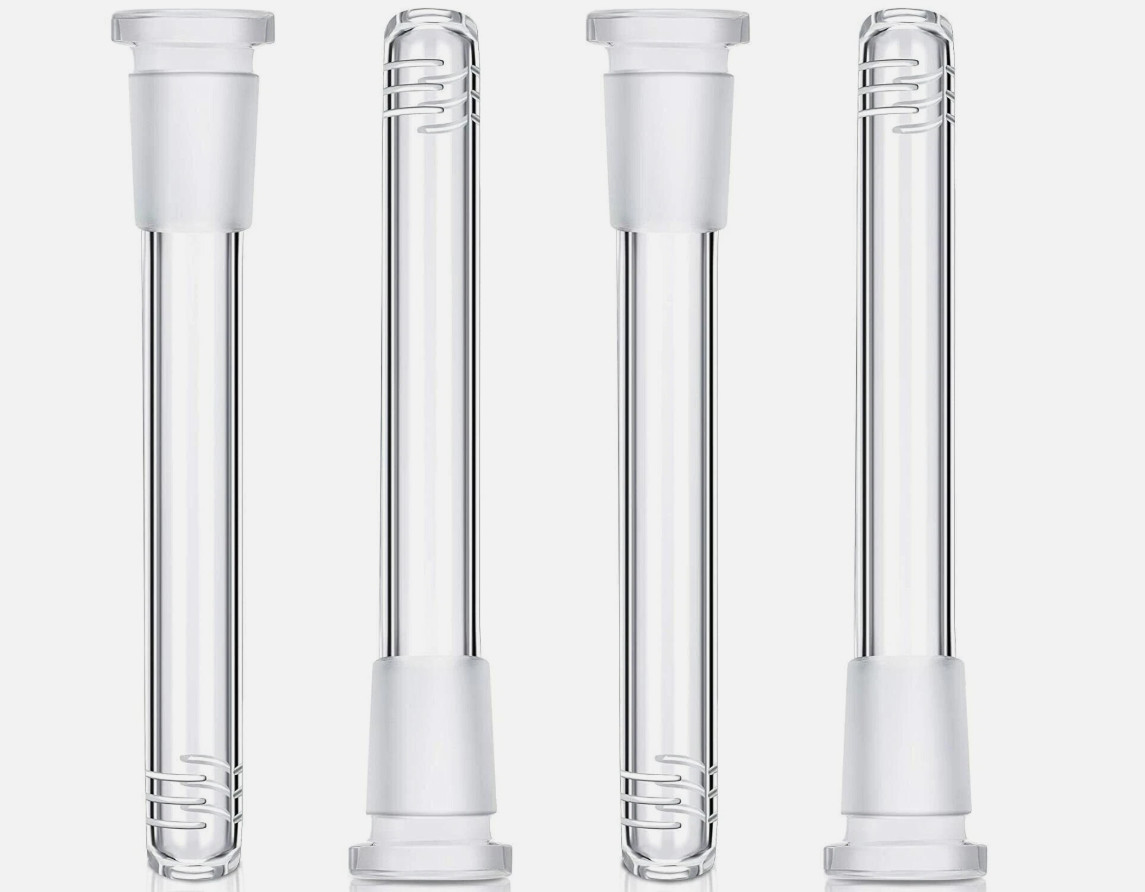 5inch x4Pack Hookah Water Filter Pipe Glass Bong Downstem fit for 8/9/10/12 Bong