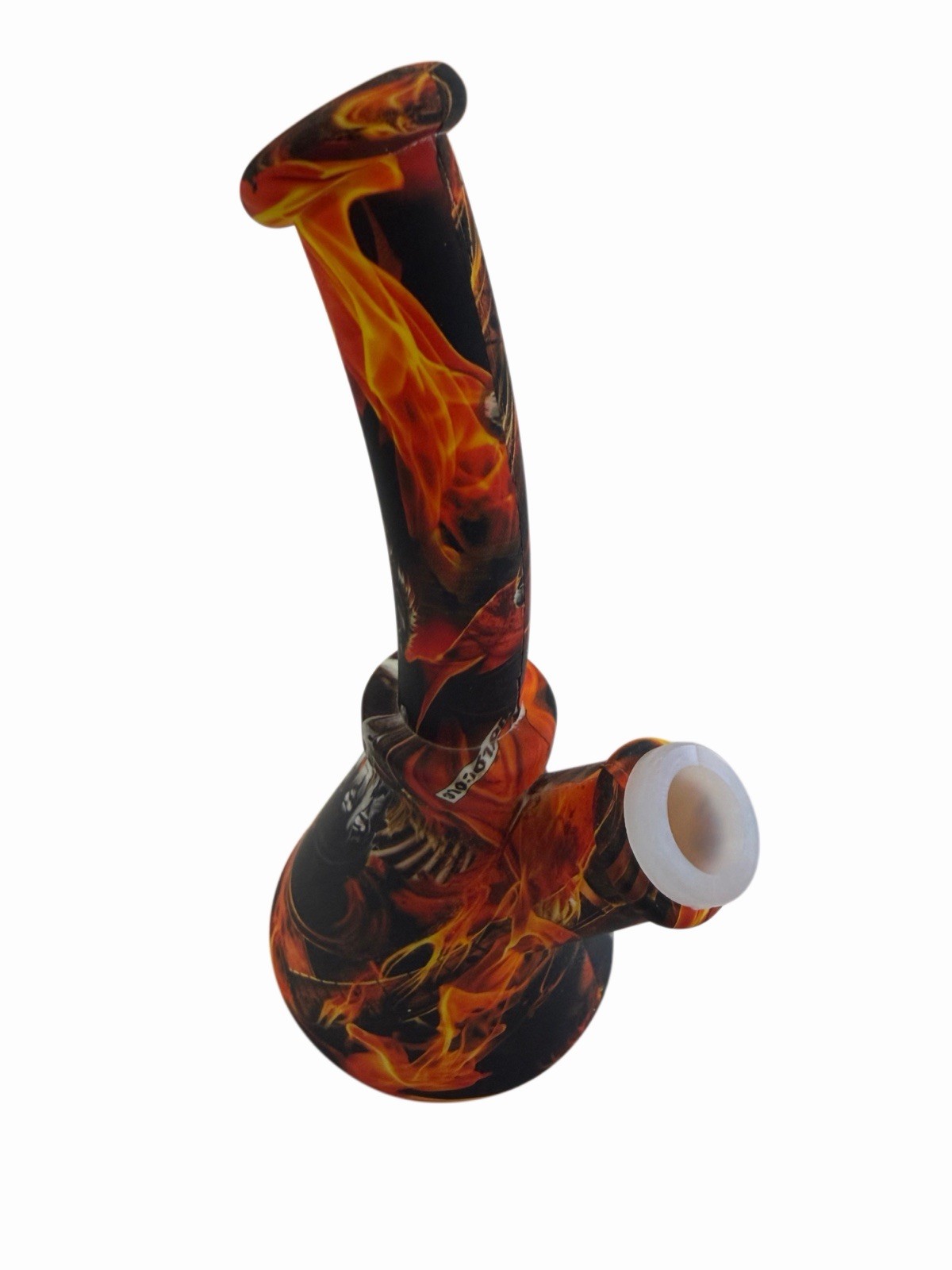 6&Prime; Silicone Collectible Hookah Smoking Water Pipe Bong 14mm Glass Bowl