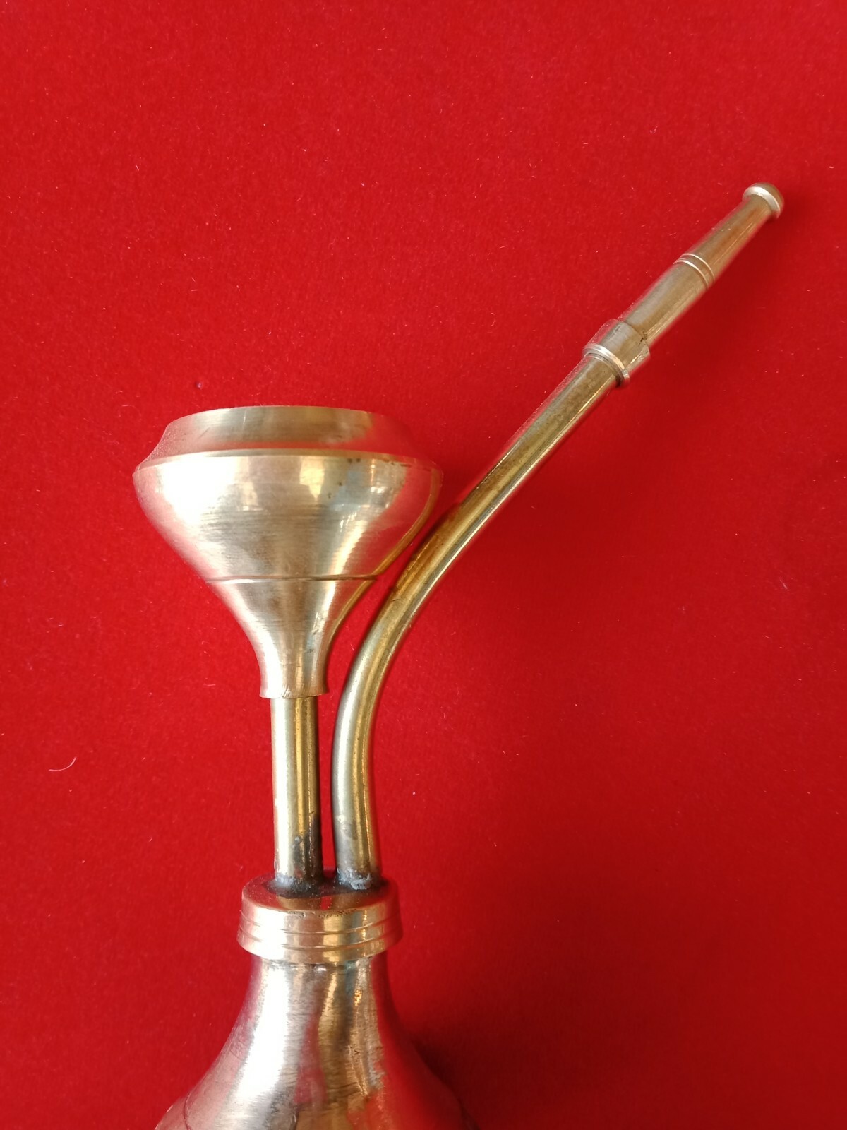 Vintage Brass Hookha Traditional Antique Small Hookah