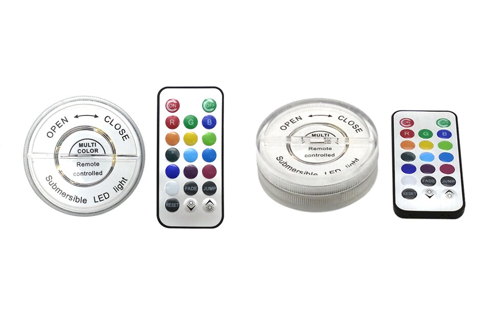 Hookah Led Light Set Coasters Underwater Insert + Remote Control