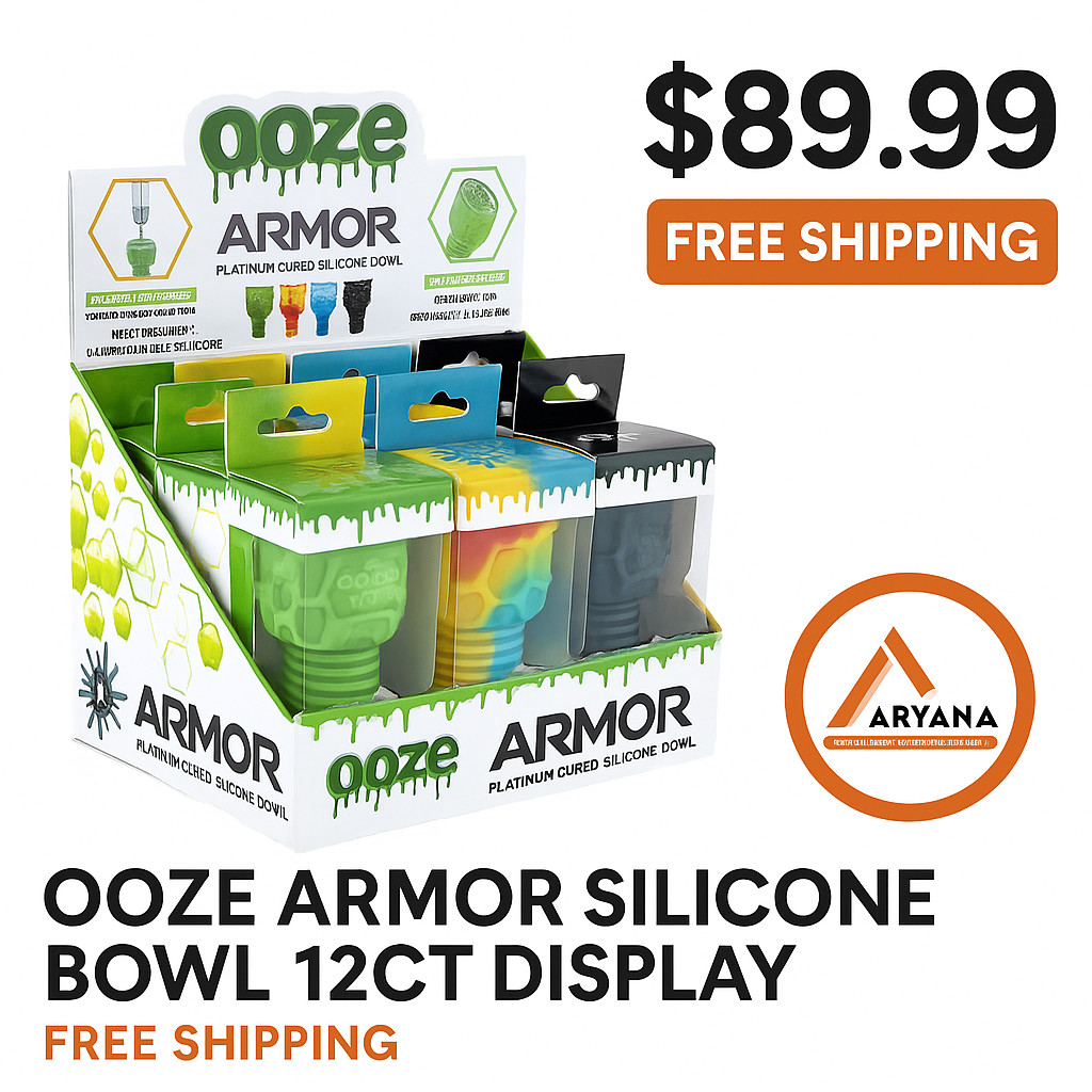 OOZE ARMOR SILICONE BOWL | OOZ-497 | 12CT DISPLAY | FREE SHIPPING