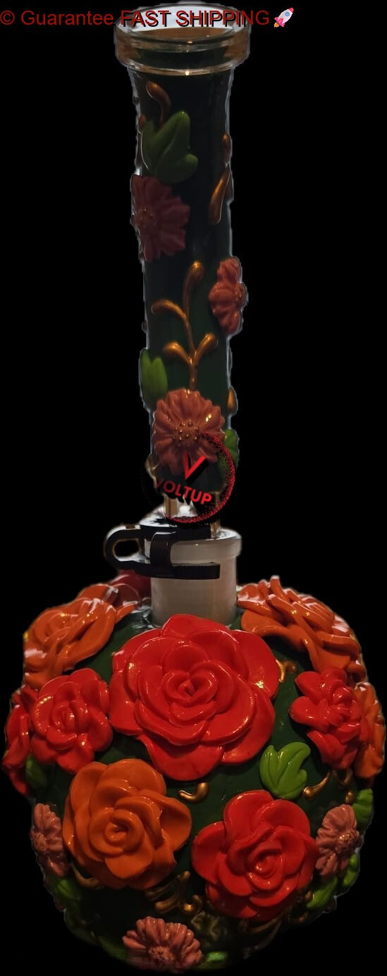 Phoenix Star 3D Bong Día de los Muertos Skull Pipe Bong 11&Prime; Phoenix AUTHENTIC✅✅✅