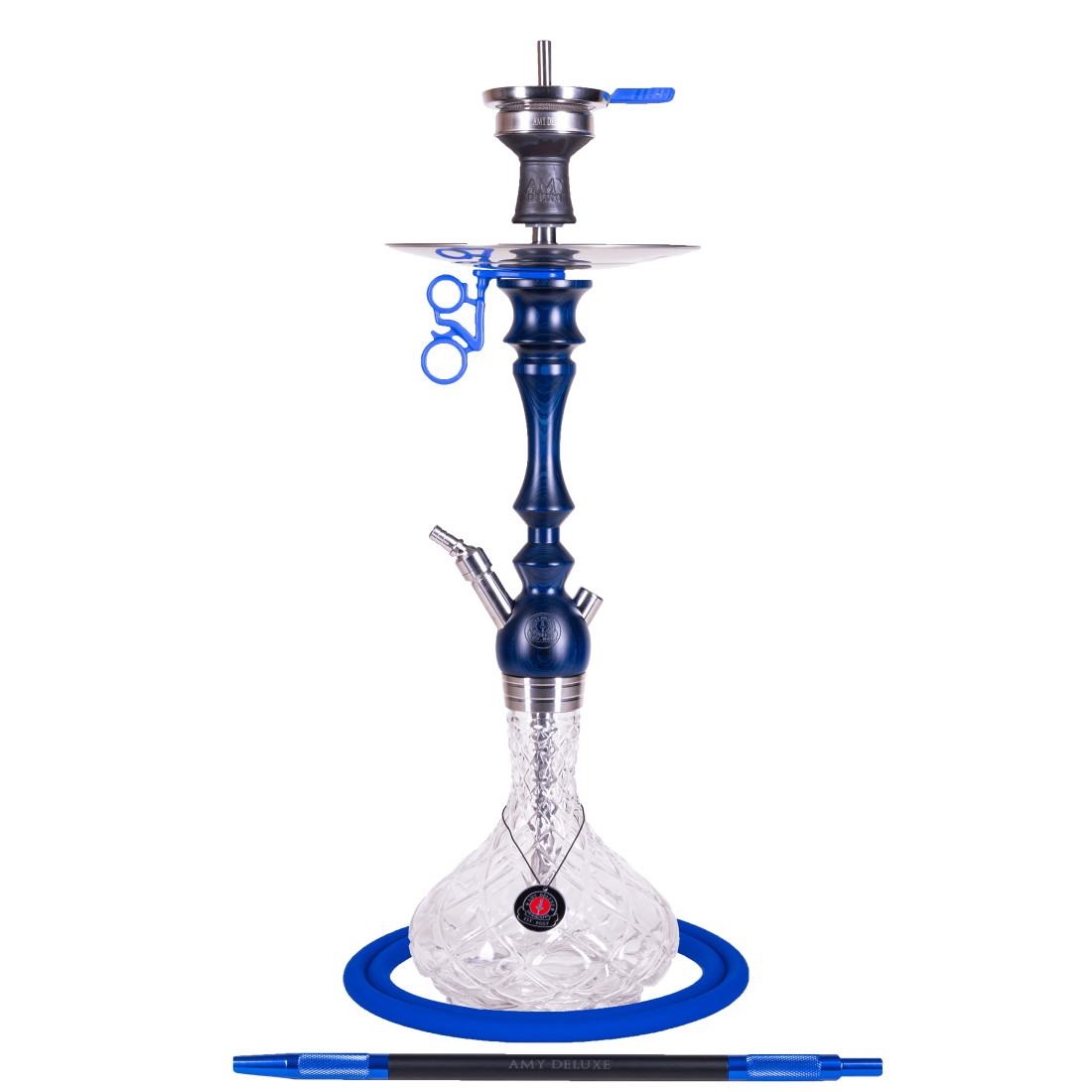 Hookah AMY Deluxe Bohemian Cut 101.01 Blue 55cm